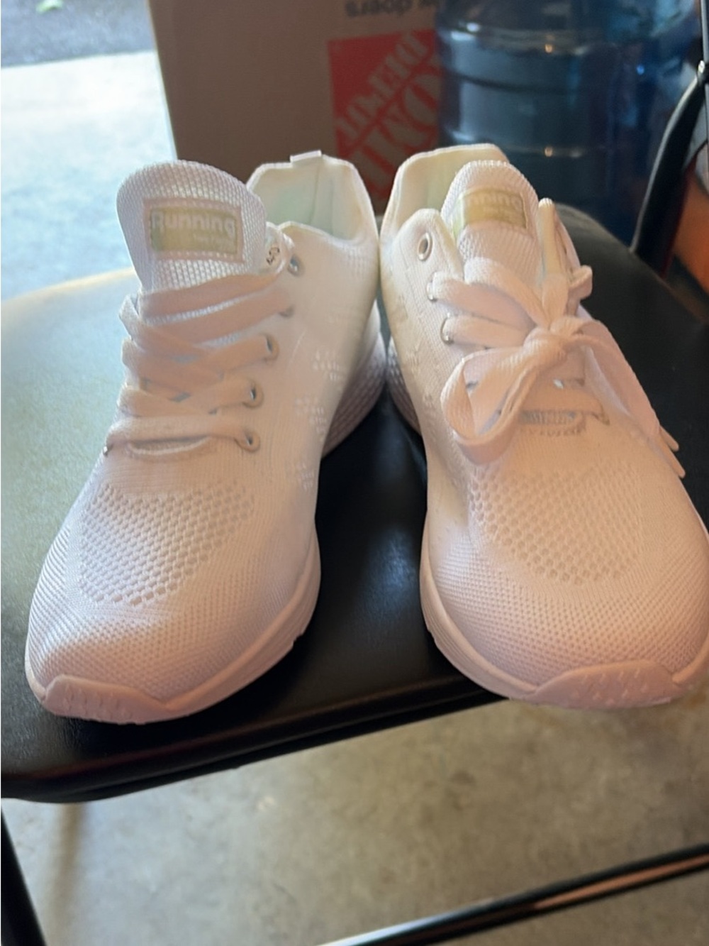 New Women's White Running Sneakers - Lightweight Comfort size 8
